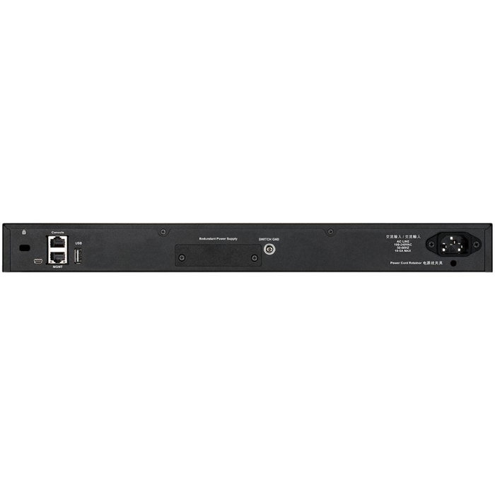 D-Link DGS-3130-54PS/E Switch Gestionado L3 con 48 puertos PoE+ y 6 puertos 10G